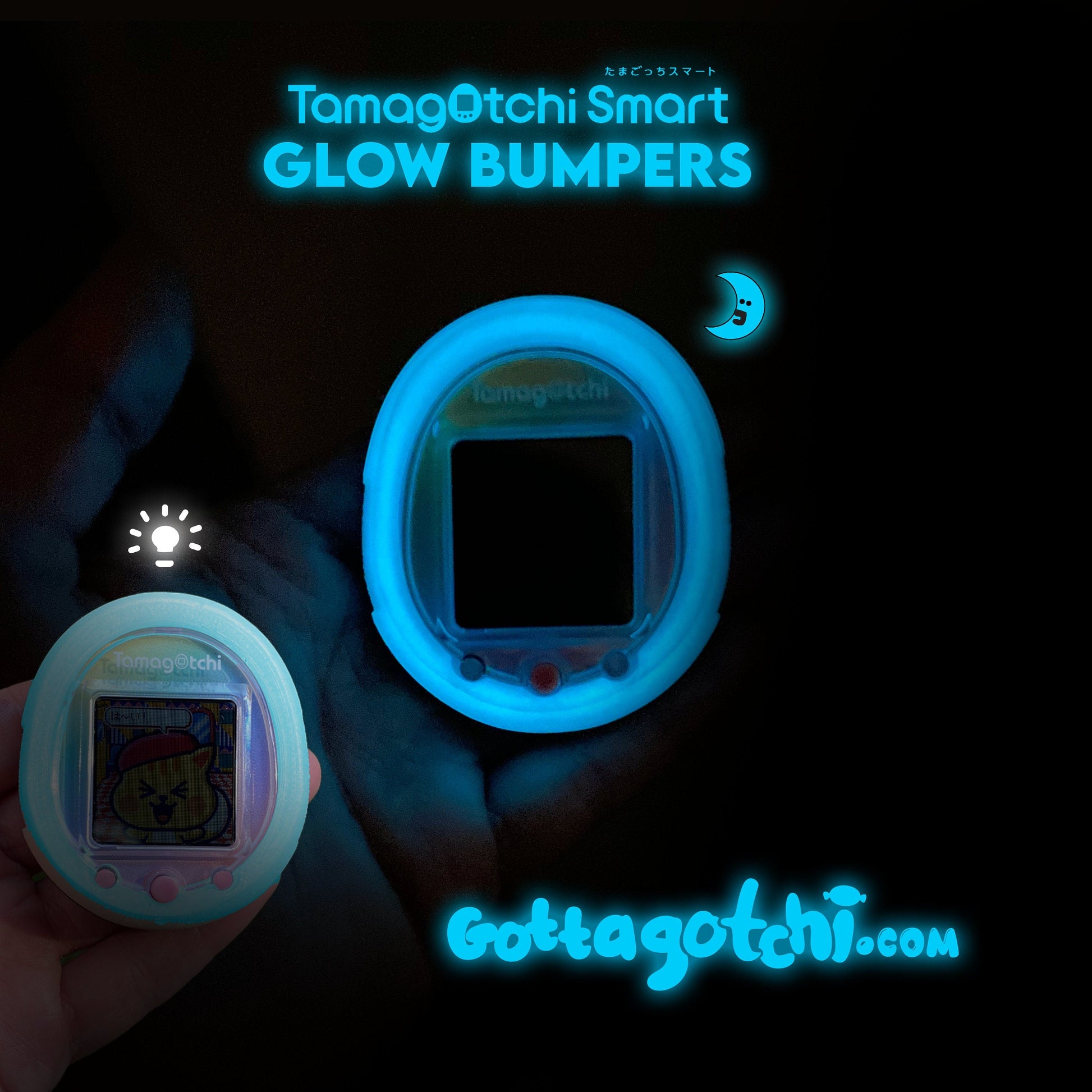 GLOW BUMPERS for Tamagotchi Smart!