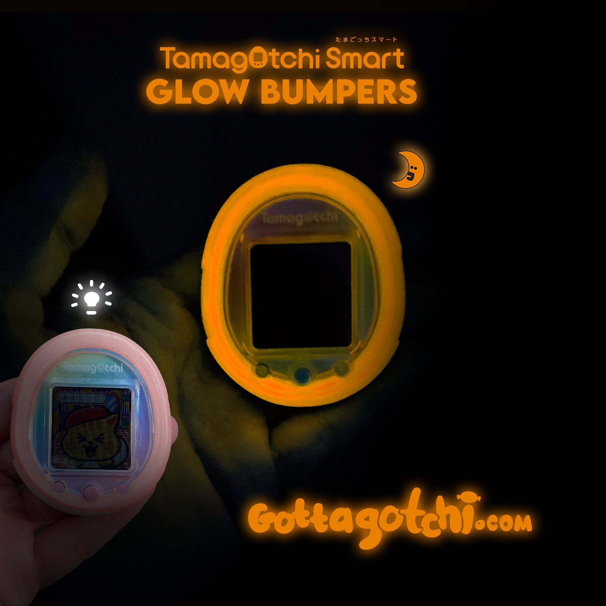 GLOW BUMPERS for Tamagotchi Smart!