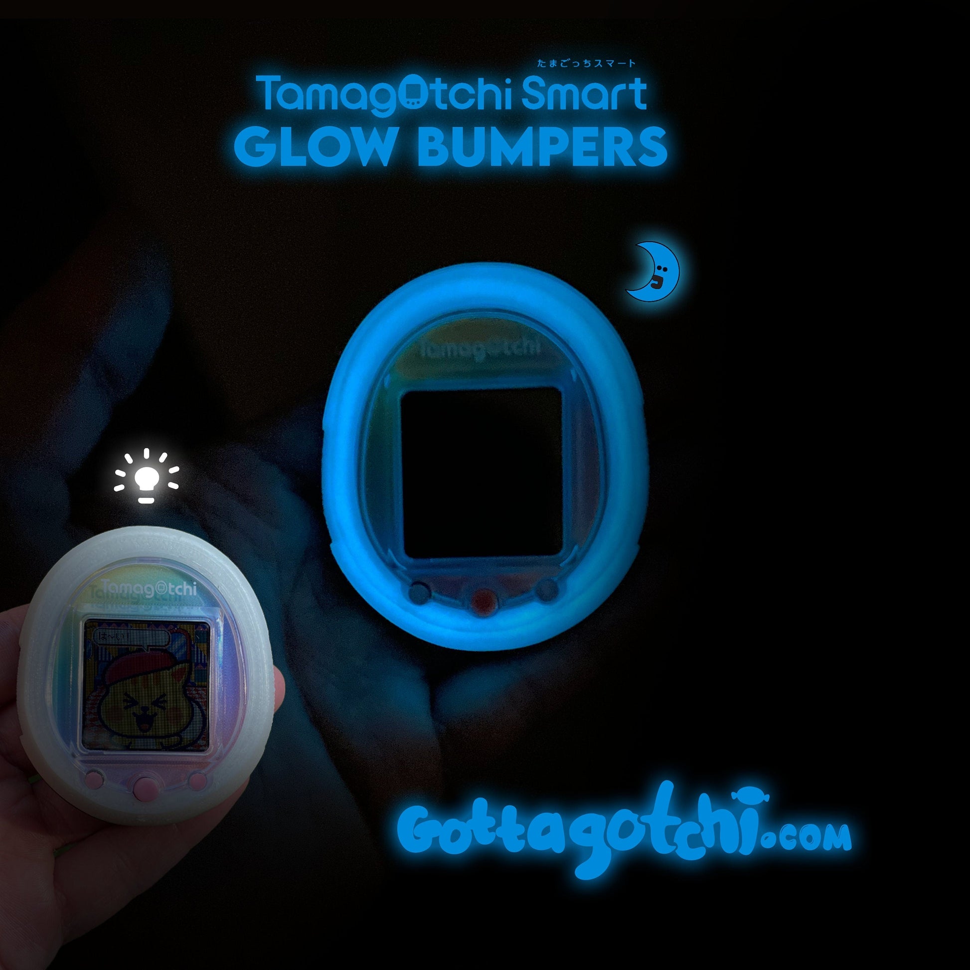 GLOW BUMPERS for Tamagotchi Smart!