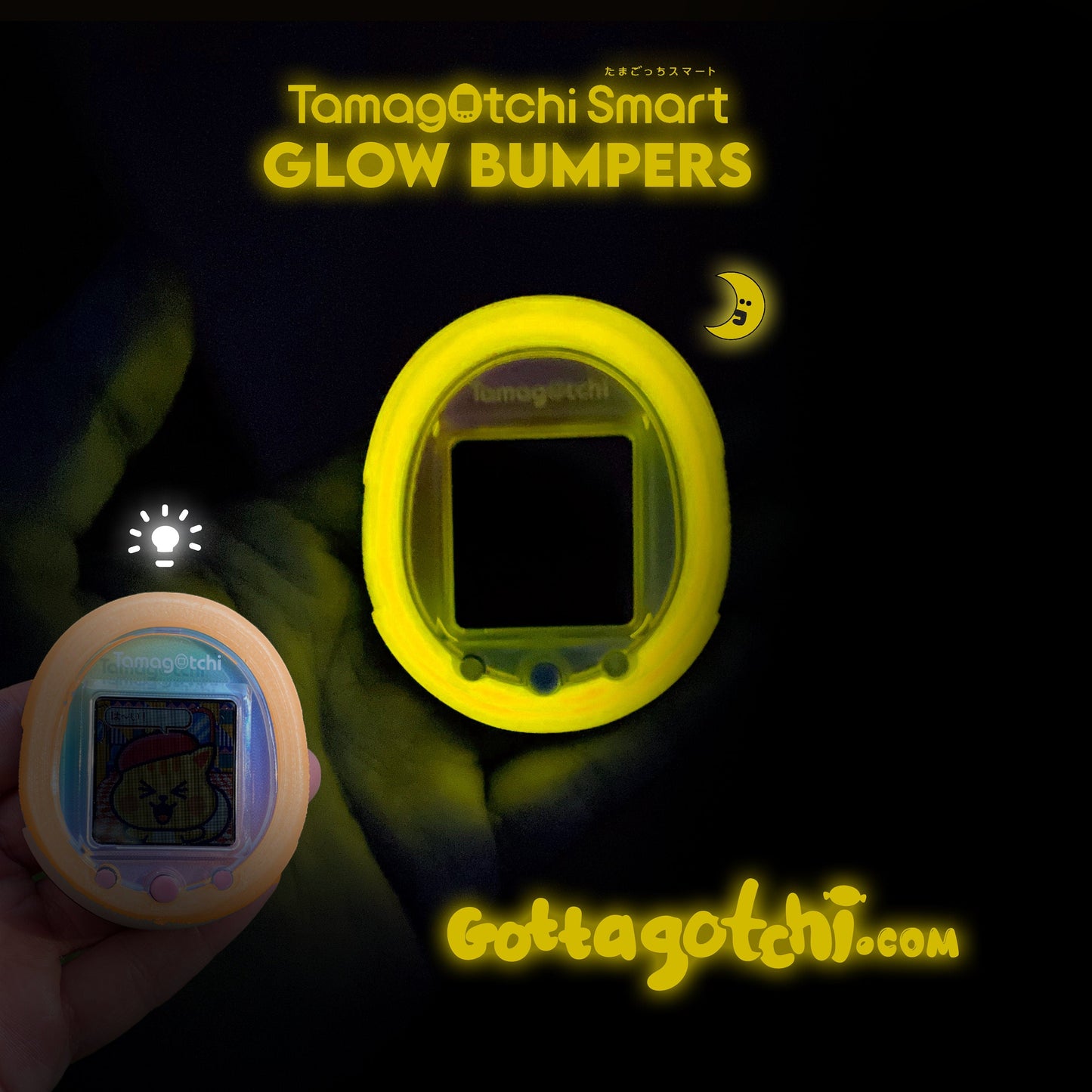 GLOW BUMPERS for Tamagotchi Smart!