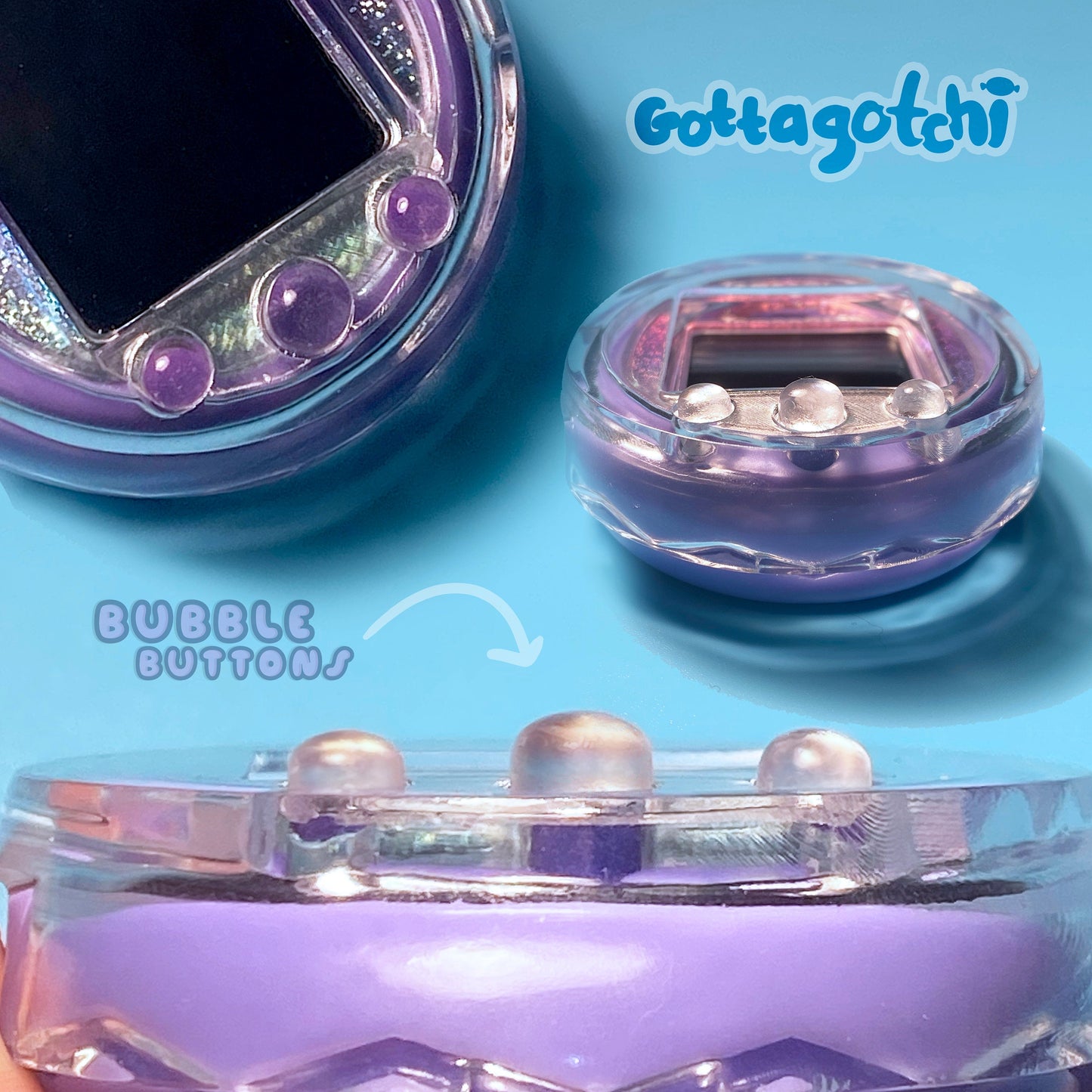 CLEAR CASES & watch adapters for Tamagotchi Smart! (custom faceplates and charms available!)