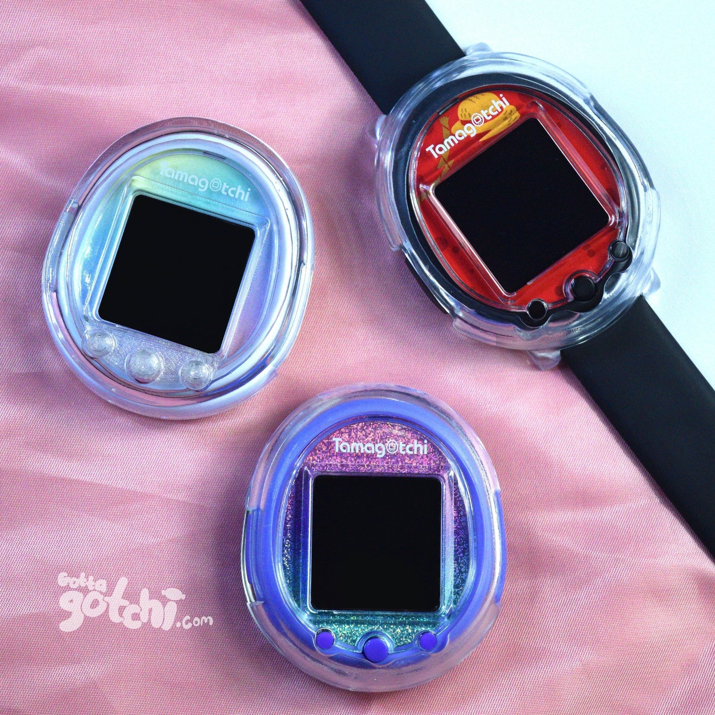 CLEAR CASES & watch adapters for Tamagotchi Smart! (custom faceplates and charms available!)